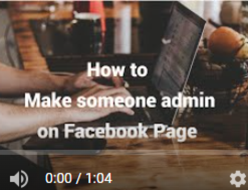 How to make someone an admin on Facebook business page