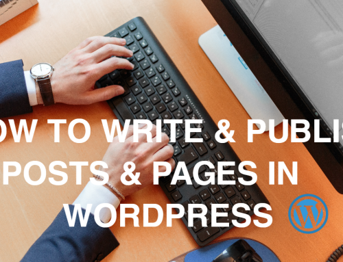 How to write post and pages in WordPress 5.9 up