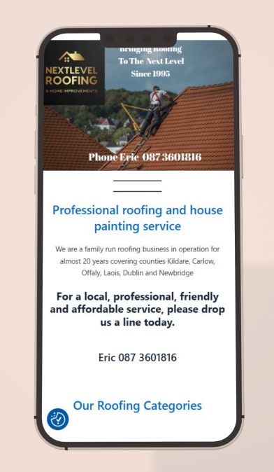 Roofing Contractor Website Design