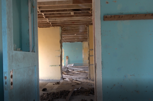 Inside dormitories